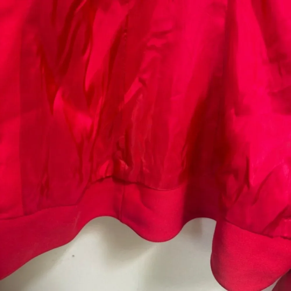 CLAUDE MONTANA Vintage 80s Tailored Blazer Jacket Futuristic Top Rare Red Wool 8 - Picture 10 of 16